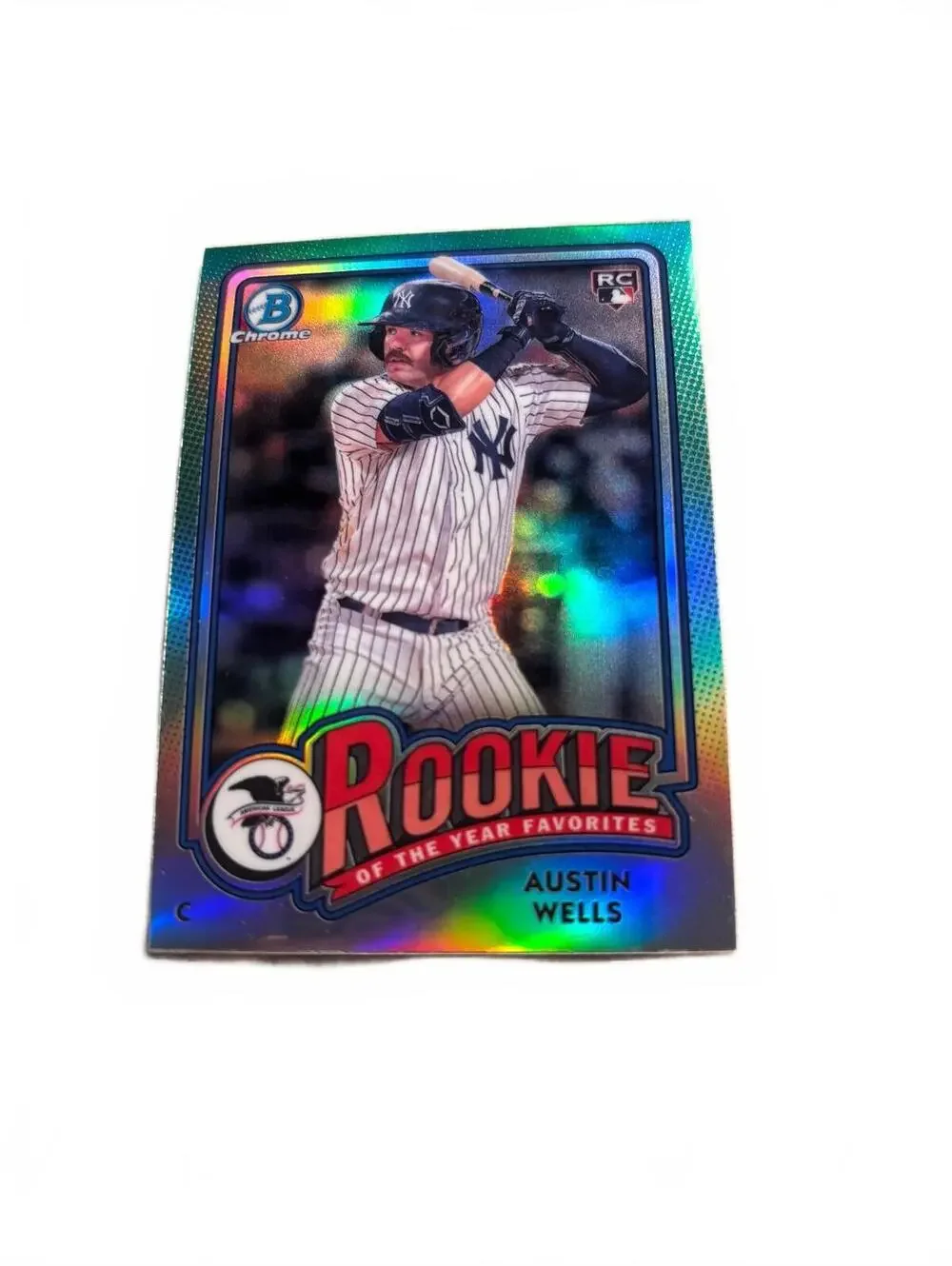 Austin Wells Rookie of the Year Favorites Baseball Card - 1/